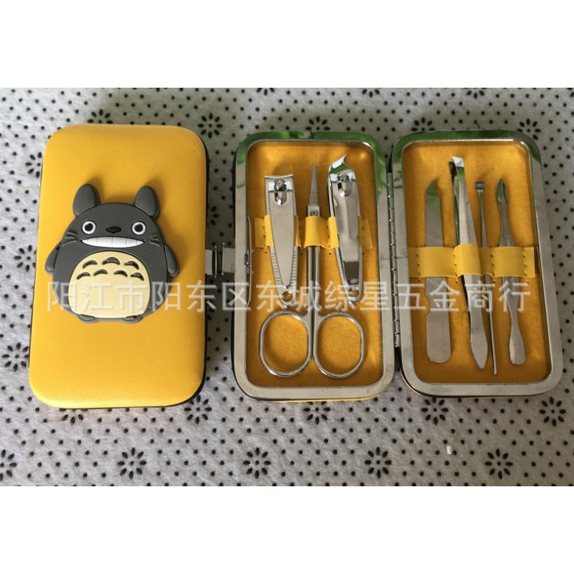 Manicure Pedicure Set 6 in 1 / Set Manicure Karakter Lucu / Meni Pedi Set IMPOR / Perawatan Kuku