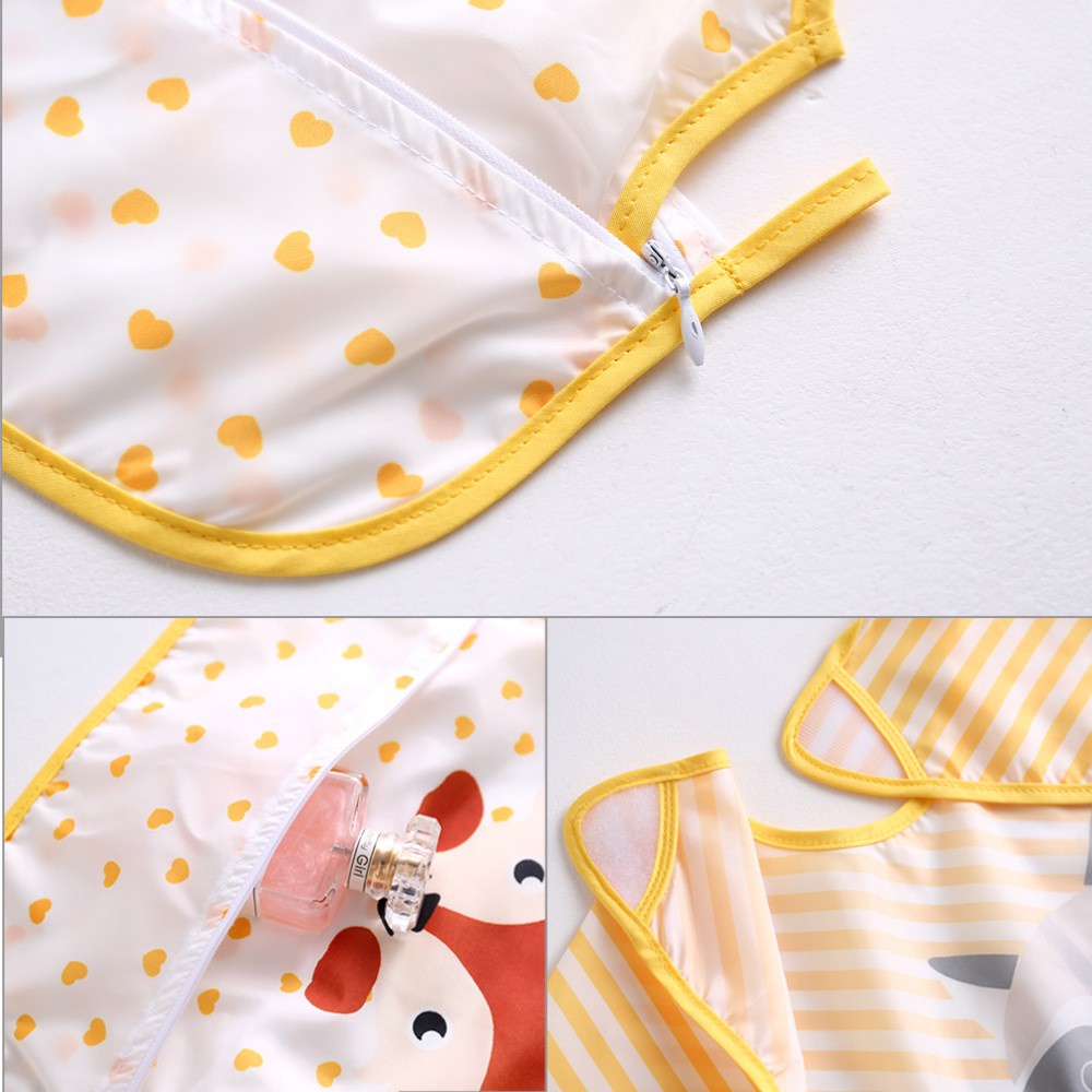 BIB BAYI BAJU BLW  / BABY SILICONE CELEMEK MAKAN MPASI / SLABBER / TATAKAN AIR LIUR DQIN DE catalog