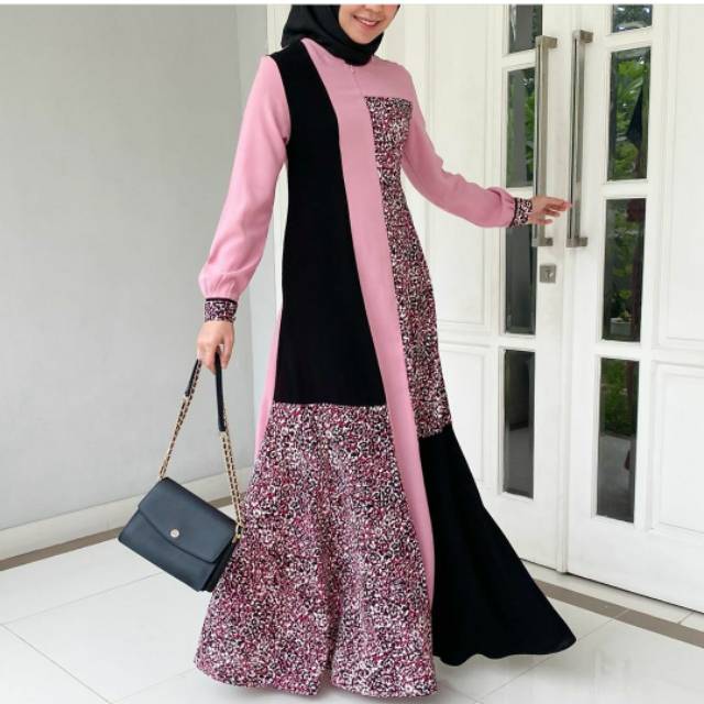 Ready Stock Barbie Dress by Madeira Muslimah Attire Barbie Dress Madeira Gamis motif cantik busui