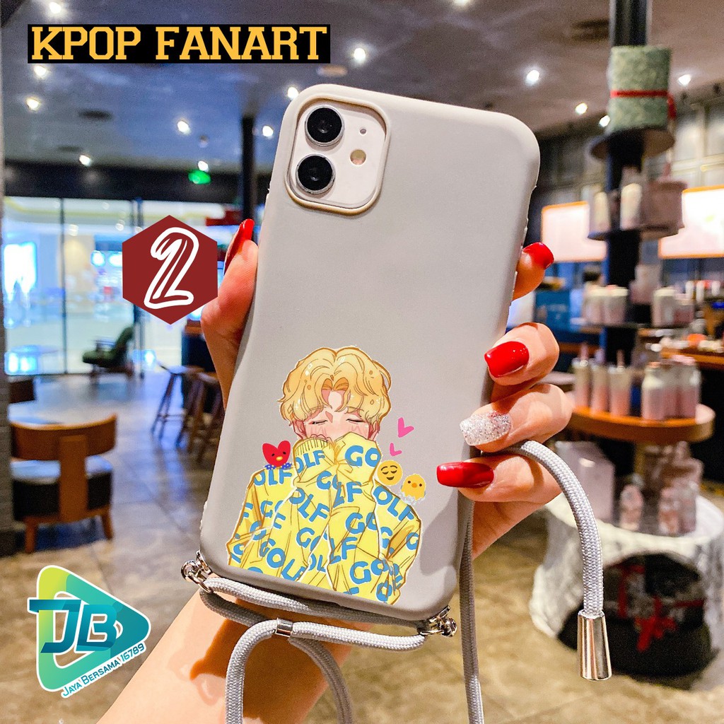 SOFTCASE SLINGCASE TALI LANYARD CANDY KPOP OPPO VIVO XIAOMI SAMSUNG REALME IPHONE ALL TYPE JB4658