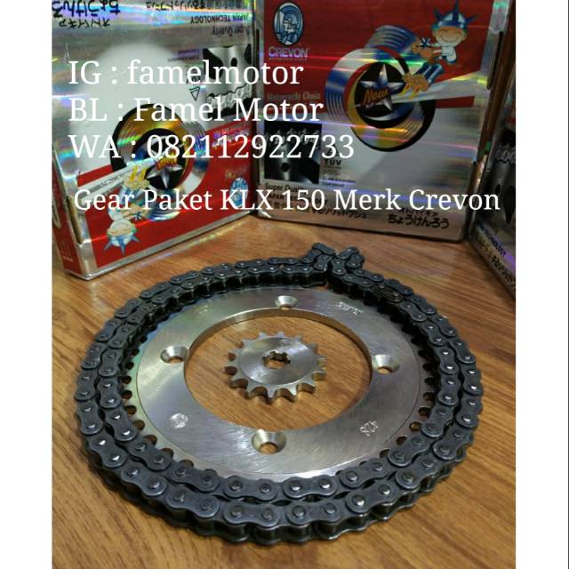 GEAR PAKET KLX 150 GEAR SET KLX 150