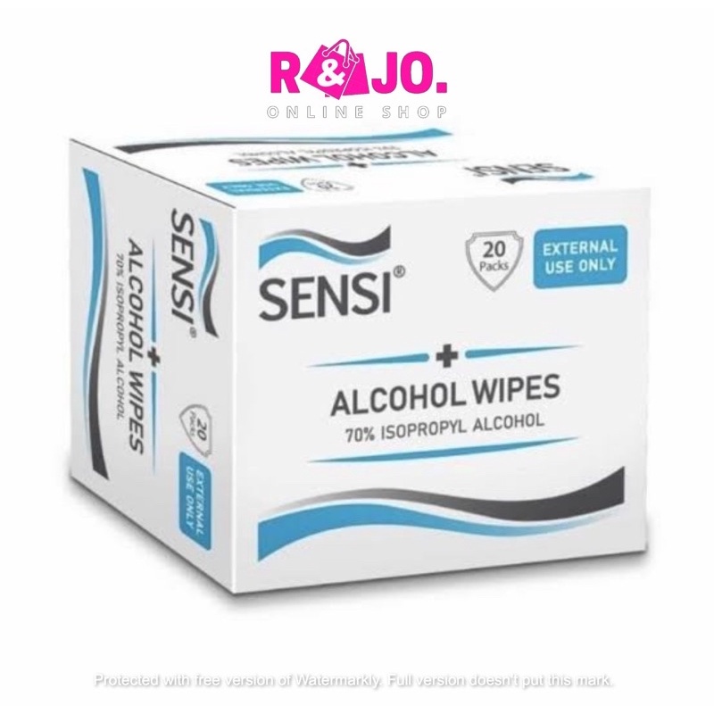 Sensi Alcohol Wipes isi 20 pcs