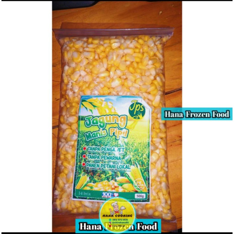 

JAGUNG MANIS PIPIL 500 GR MAKANAN MANIS BEKU MURAH