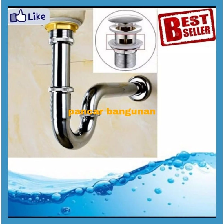 SIFON ANGSA STAINLESS CAMEL - SIFON PENCET WASTAFEL CAMEL - SIFON WASTAFEL PIPA PEMBUANGAN WASTAFEL