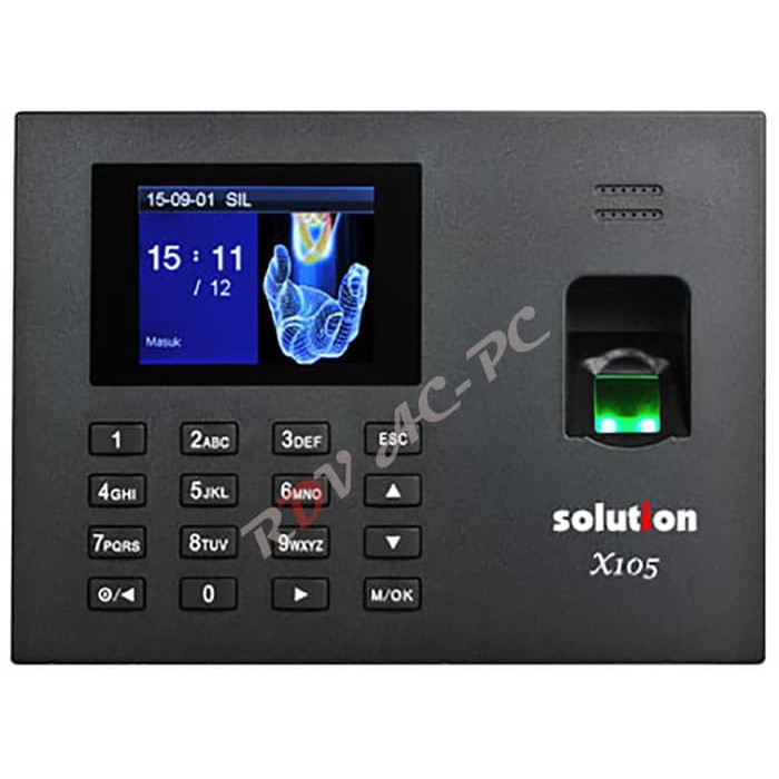 Mesin absensi sidik jari solution X105 finger print