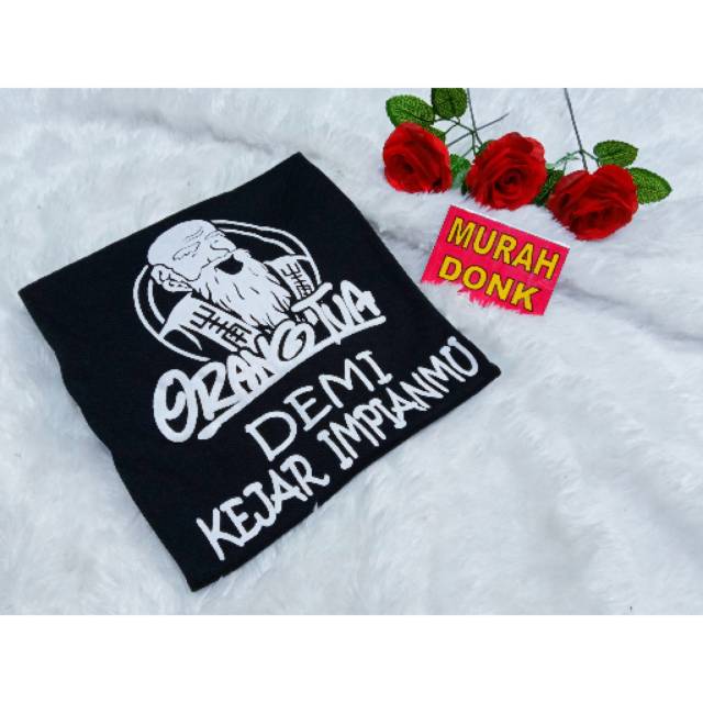  Kaos orang tua murah  dewasa Polyester Murah  yaa ld 105 