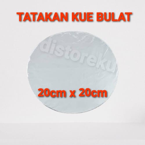 ALAS PAPAN TRIPLEK KUE TART uk.20X20cm TRIPLEKS TATAKAN KAYU PERSEGI