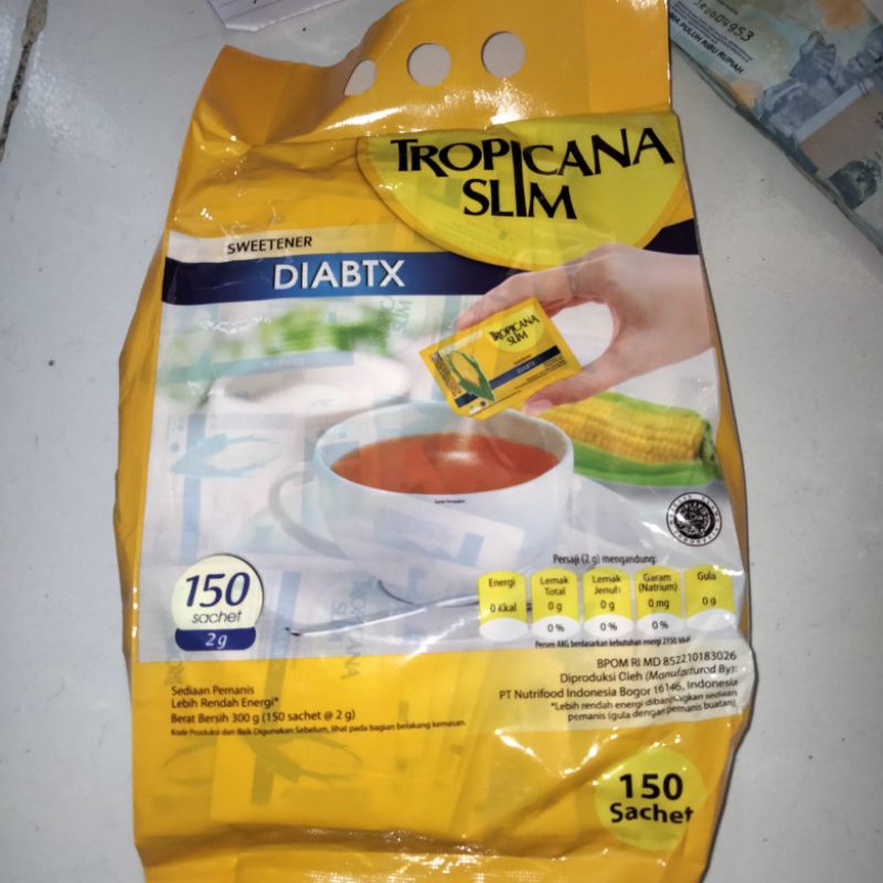 

Tropicana Slim isi 150 sachet diabtx