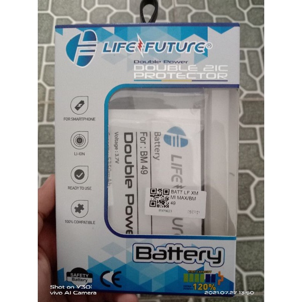 BATRE LF XIAOMI MI MAX BM49 DOUBLE POWER