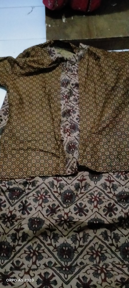Best Seller Gamis Bolero Genes Ori By Batiek Solo / Gamis Batik Cardi Lepasan Katun Halus Etnik
