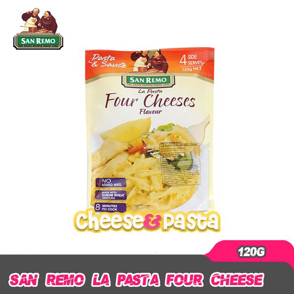 

San Remo La Pasta Four Cheeses 120 Gr