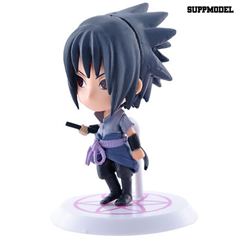 Ornamen Patung Naruto Sasuke Kakashi Sakura Funko Bahan PVC Untuk Mobil