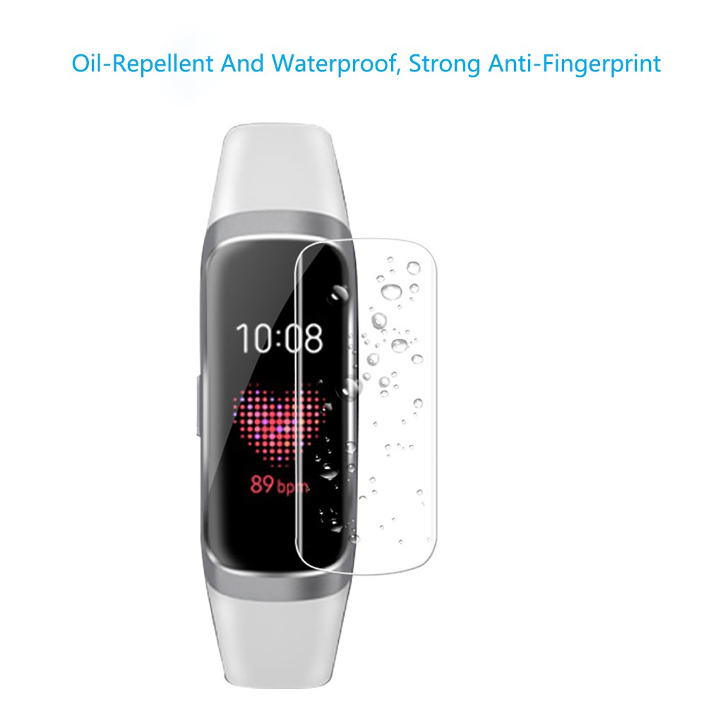 Pelindung Layar Samsung Galaxy Gear Fit 2 / Fit 2 Pro / R350 / Fit-E Full Cover Bahan Pet Anti Gores