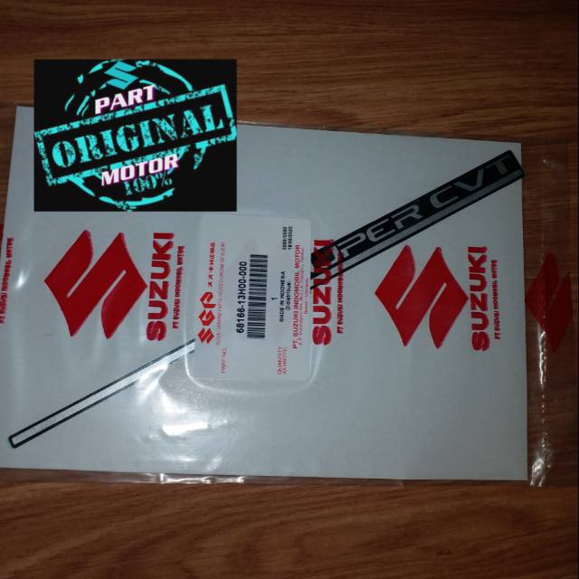 Stripping stiker sticker super cvt box filter skywave hayate ori SGP