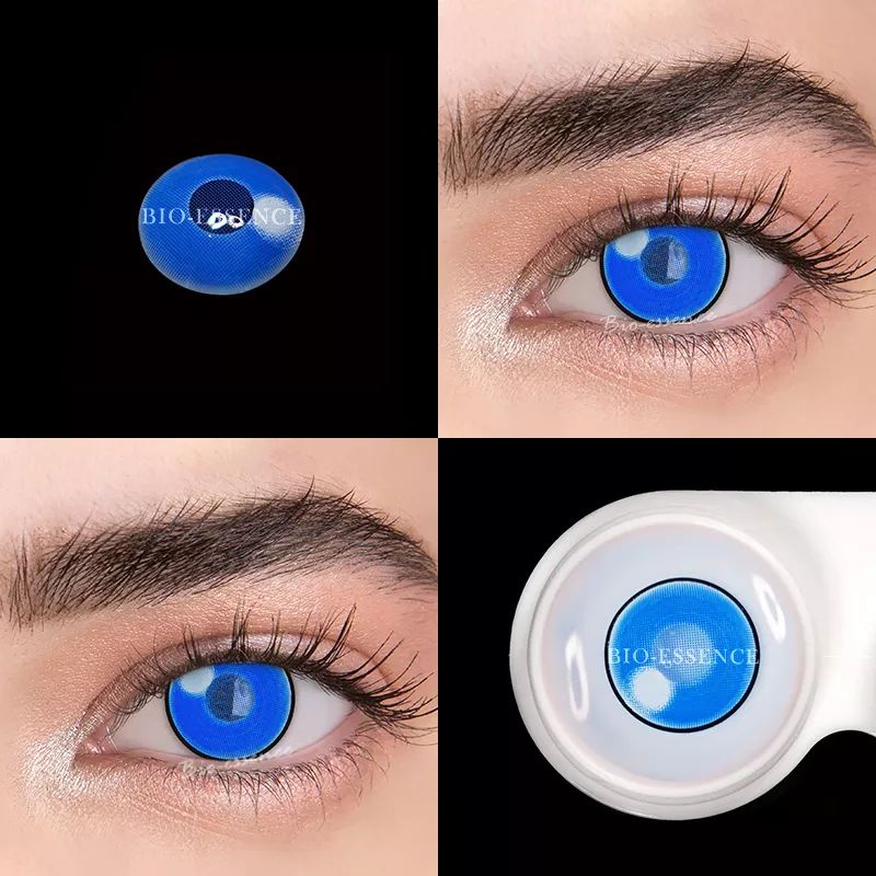 SOFTLENS CLOUD RIM BLUE COSPLAY HALLOWEEN ANIME DEMON SLAYER