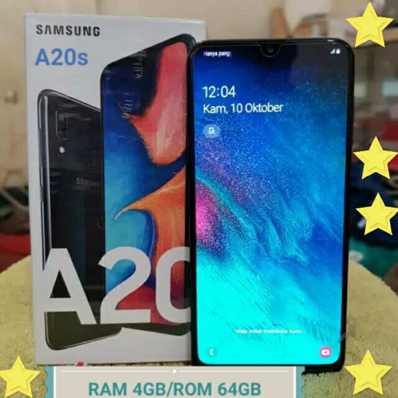Cod-hp-handphone-ponsel-android-samsung-a20-ram4-ram3-rom32-rom64-gratis-ongkir-dan-sedang-promo