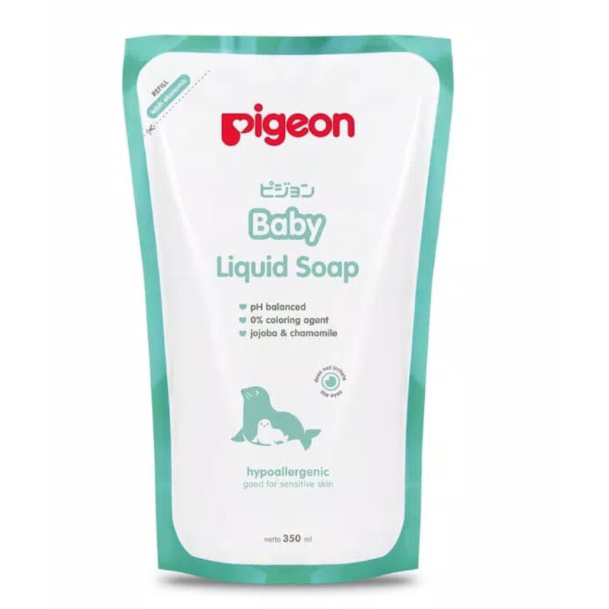 PIGEON Baby Liquid Soap 350ml REFILL – Paraben Free