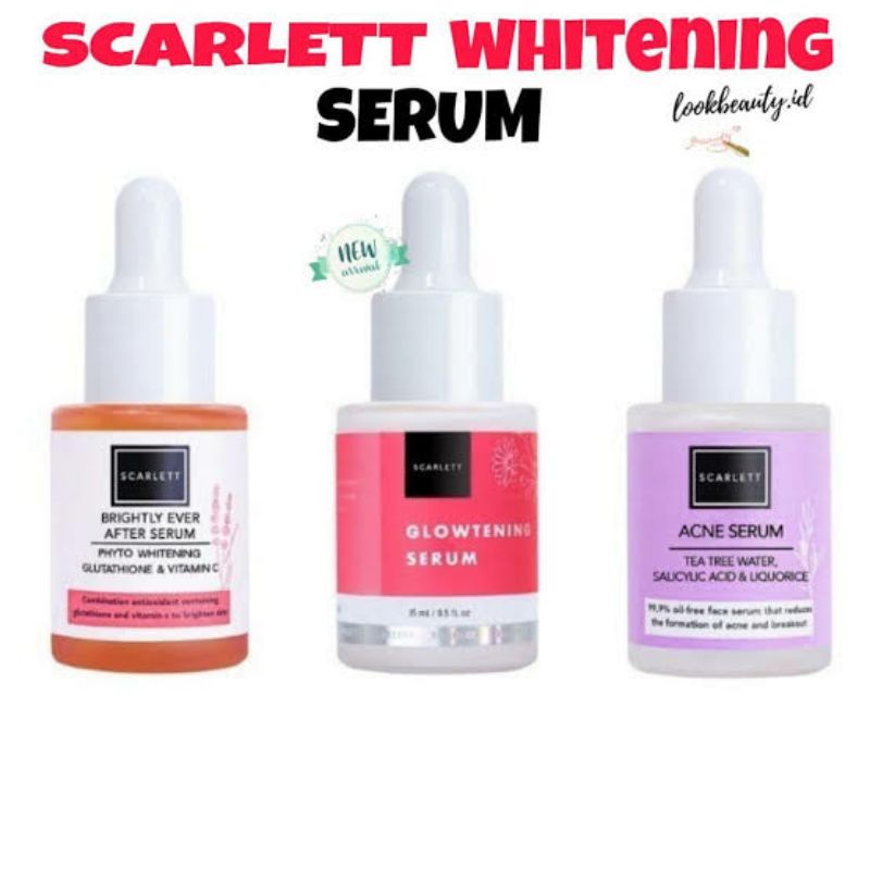 SCARLETT WHITENING SERUM ORIGINAL PEMUTIH WAJAH GLOWING