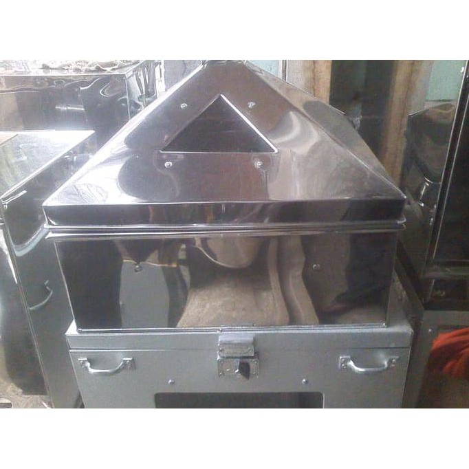 Promo Diskon Kukusan Kotak 40Cm 1 Susun / Klakat/ Kelakat Stainless - Terbaik 