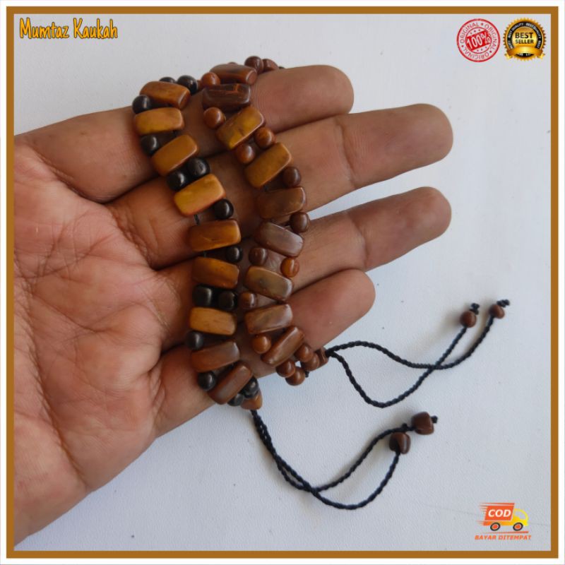 Gelang kaukah rell ori sekat zigzag / gelang kaokah / gelang koka / gelang kokka / gelang kaoka