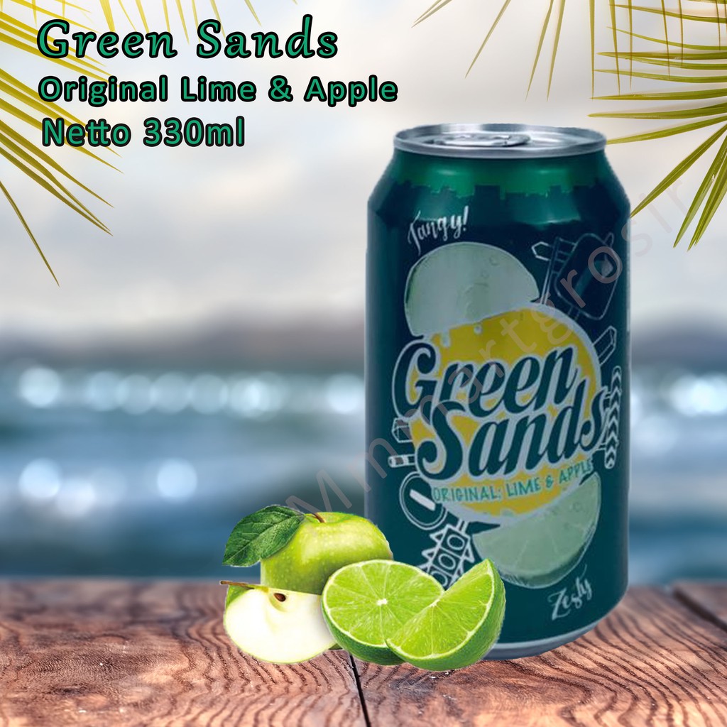 Green Sands / Original Lime&amp;Apple / Minuman / 330ml