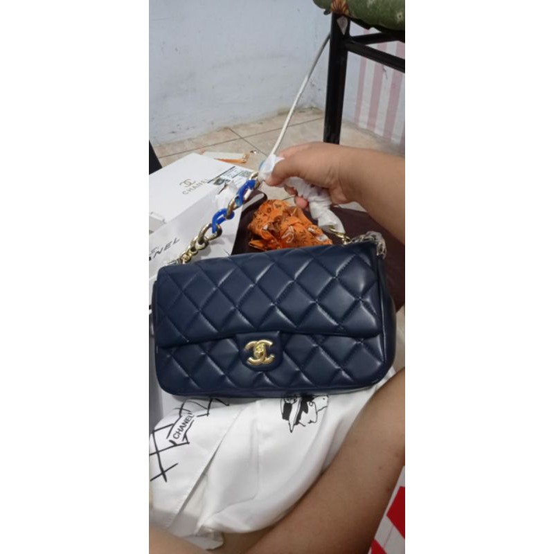 Channel yuni shara/channel besar/channel miror/selempang chanel