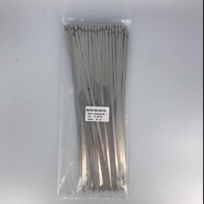 

PROMO 4.6* 300 Stainless Steel Kabel Ties/Cable Tie/Kabel Tie/Dasi kabel