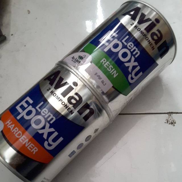 

Lem epoxy 2 komponen resin + hardener lem kayu besi kaca
