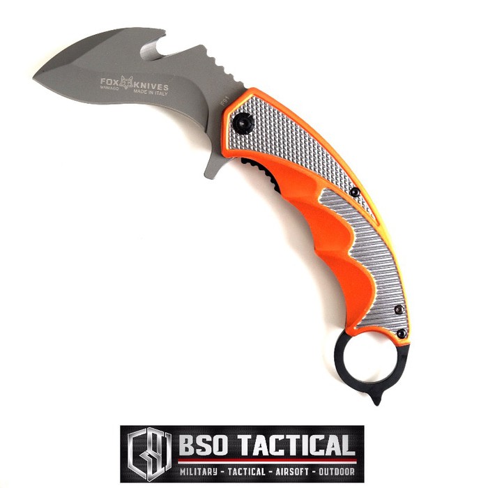 Jual Fox Knives Karambit F91 Tactical Outdoor EDC Pocket Folding Knife ...