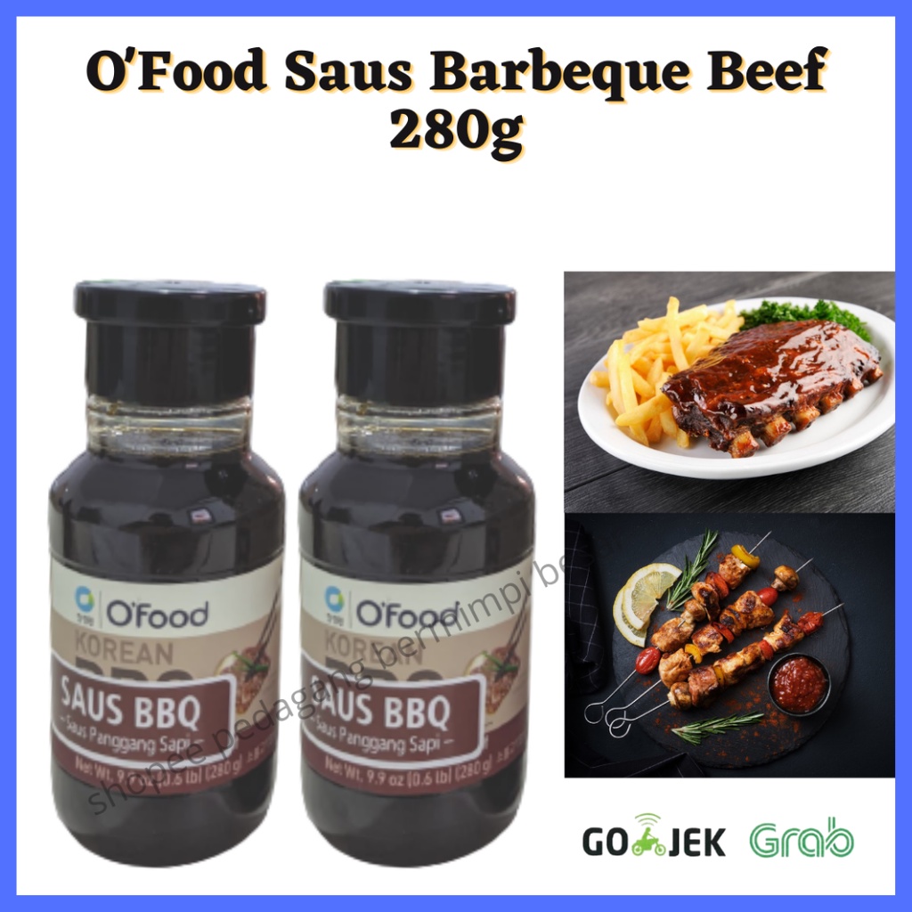 O'Food Saus Barbeque Beef 280g/ Saus Berbeque/ BBQ O'food