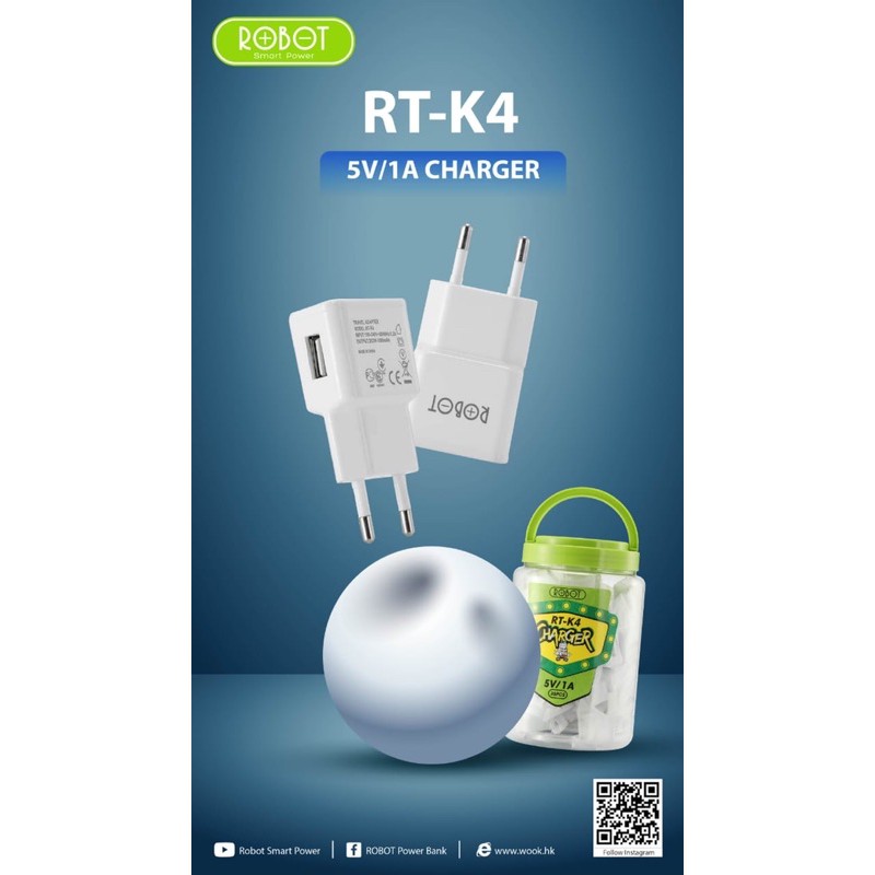 1TOPLES PROMO TRAVEL ADAPTER ROBOT RT-K4 PERTOPLES ISI 35PCS ISI ASLI SESUAI