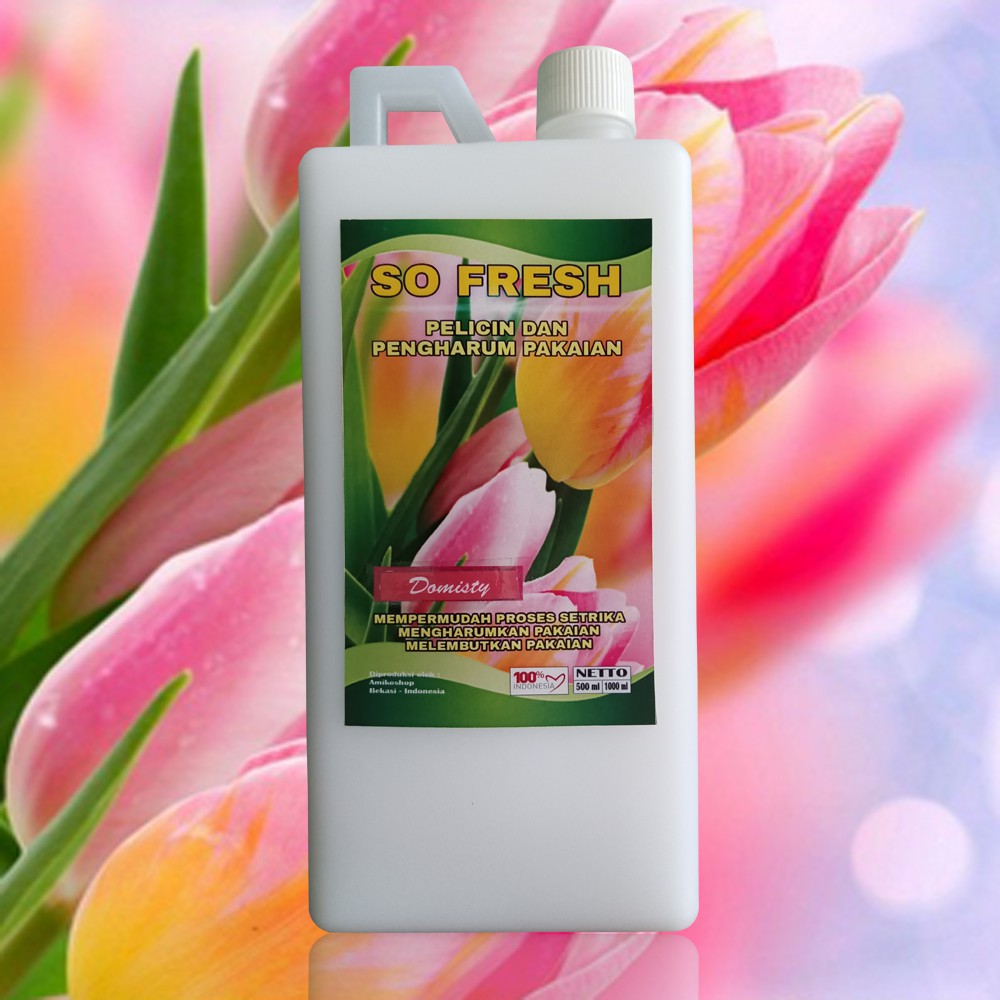 SO FRESH PELICIN SETRIKA DAN PEWANGI PAKAIAN AROMA DOMISTY1 LITER