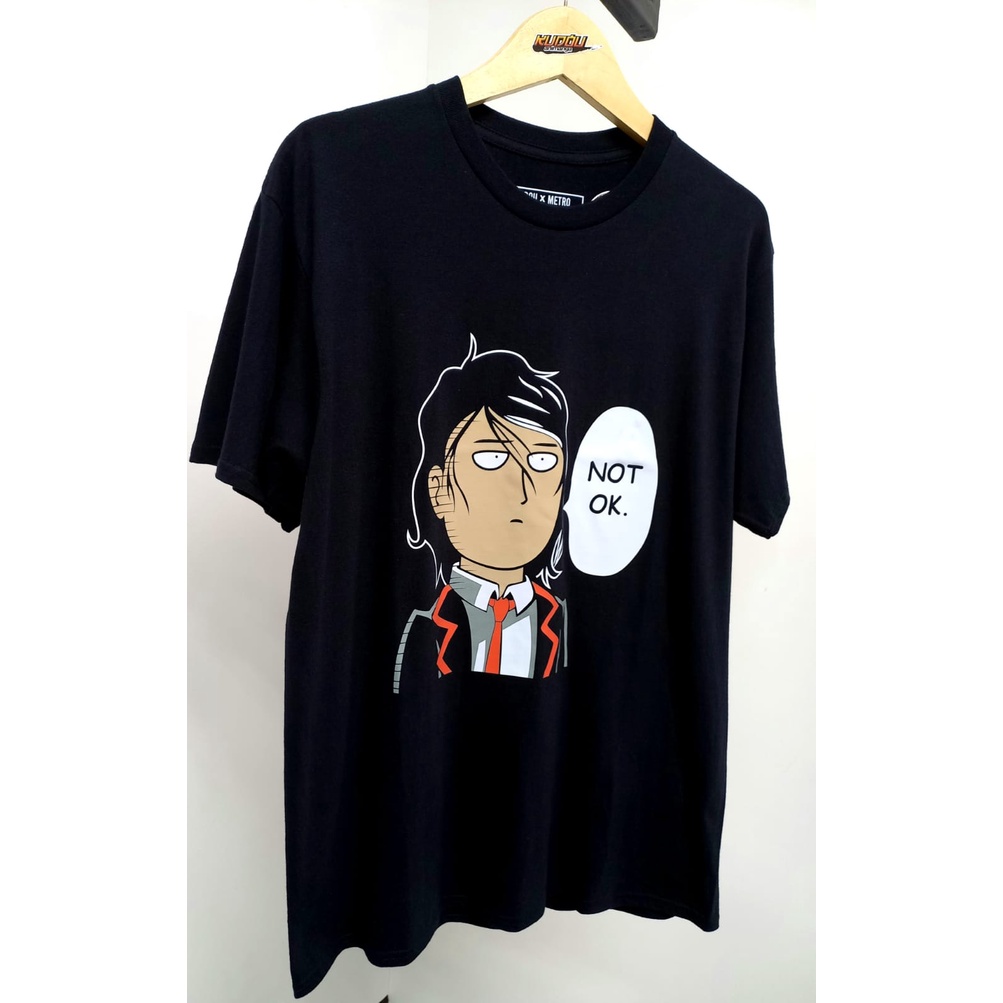 Kaos Saitama NOT OK One Punch Man Anime Manga Premium Unisex