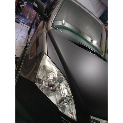 Skotlet Hitam Doff Kap Mobil Lebar 135cm