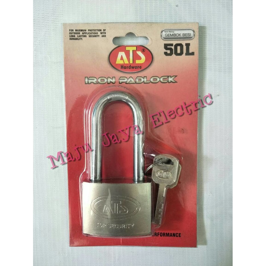 Gembok Pagar / Rumah Besi Leher Panjang ATS 50L 50 L mm Iron Padlock