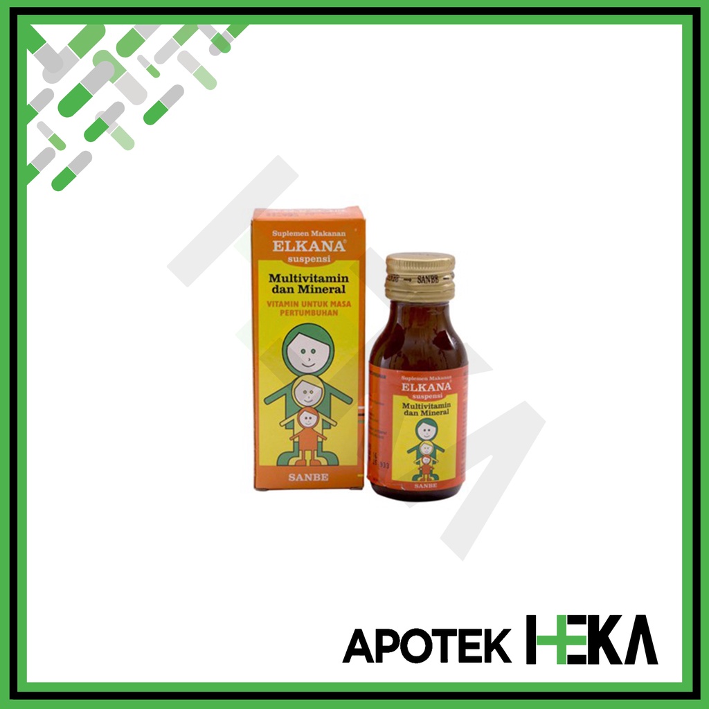 Elkana Sirup 60 ml - Multivitamin Pertumbuhan Anak (SEMARANG)