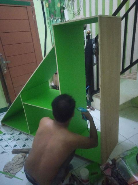 (tebal 0.3mm) Pvc Sheet Motif Kayu Dan Warna Polos