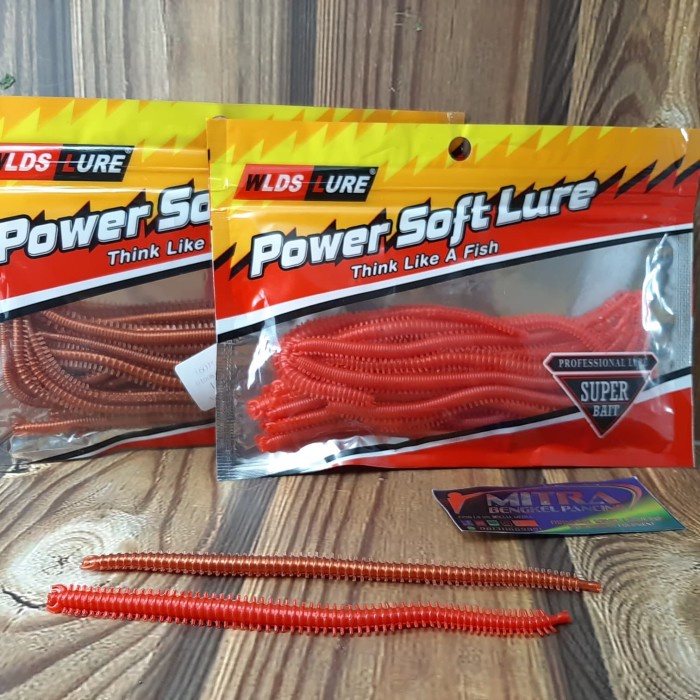 SEDIA POWER SOFT LURE CACING LAUT UMPAN PANCING