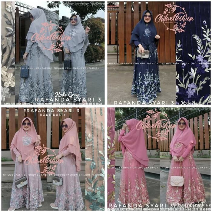 FASHION GAMIS RAFANDA SYAR'I 3 - Mocca, XL