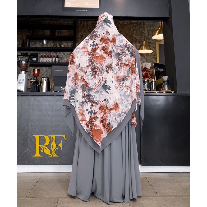 Aliza Syari RF Fashion by Rayhan Co. Grey Ceruty Import