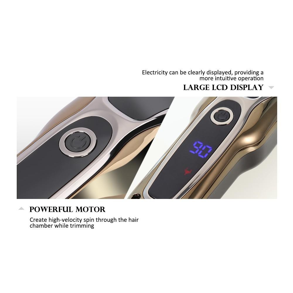 Kemei Hair Clipper KM-1990 Alat Mesin Cukur Rambut Rechargeable new