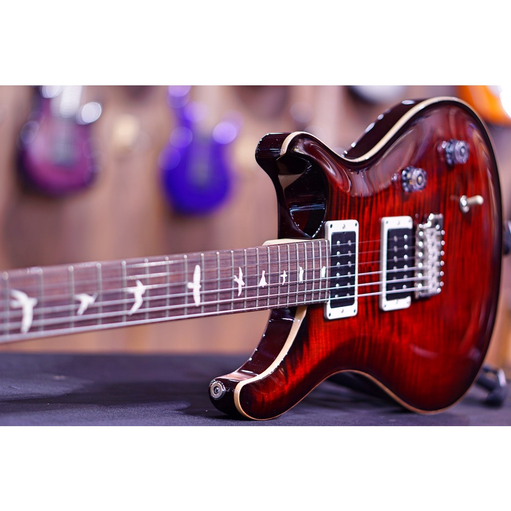 PRS CE24 fire red burst 0330128