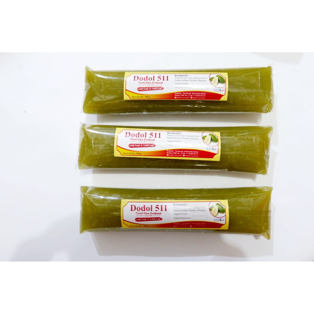 

Dodol Pepaya khas Kota Pontianak ukuran 300gr