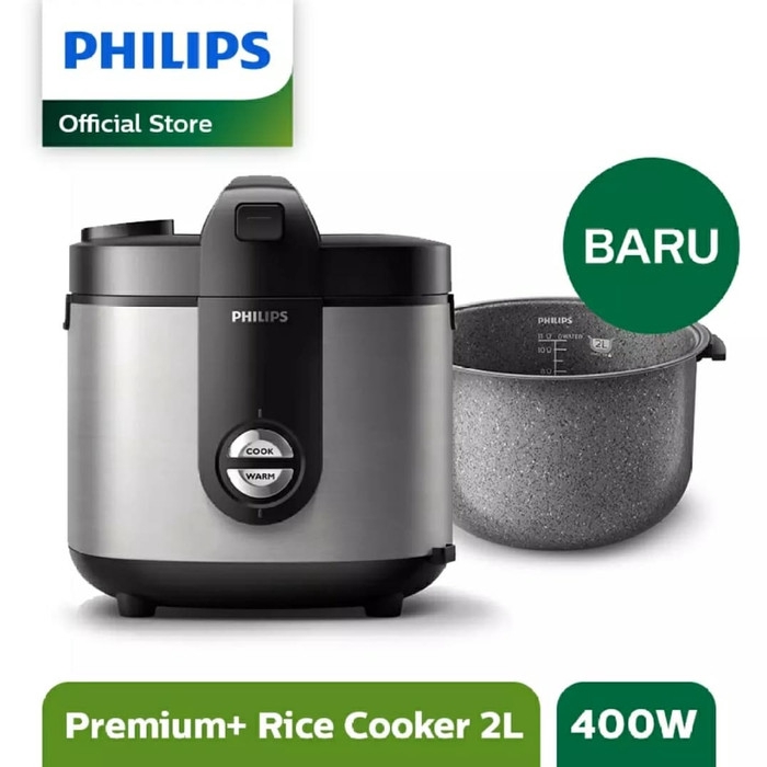 Philips HD3138 Rice Cooker Baru Dengan Inner Pot Ceramic Kapasitas 2L