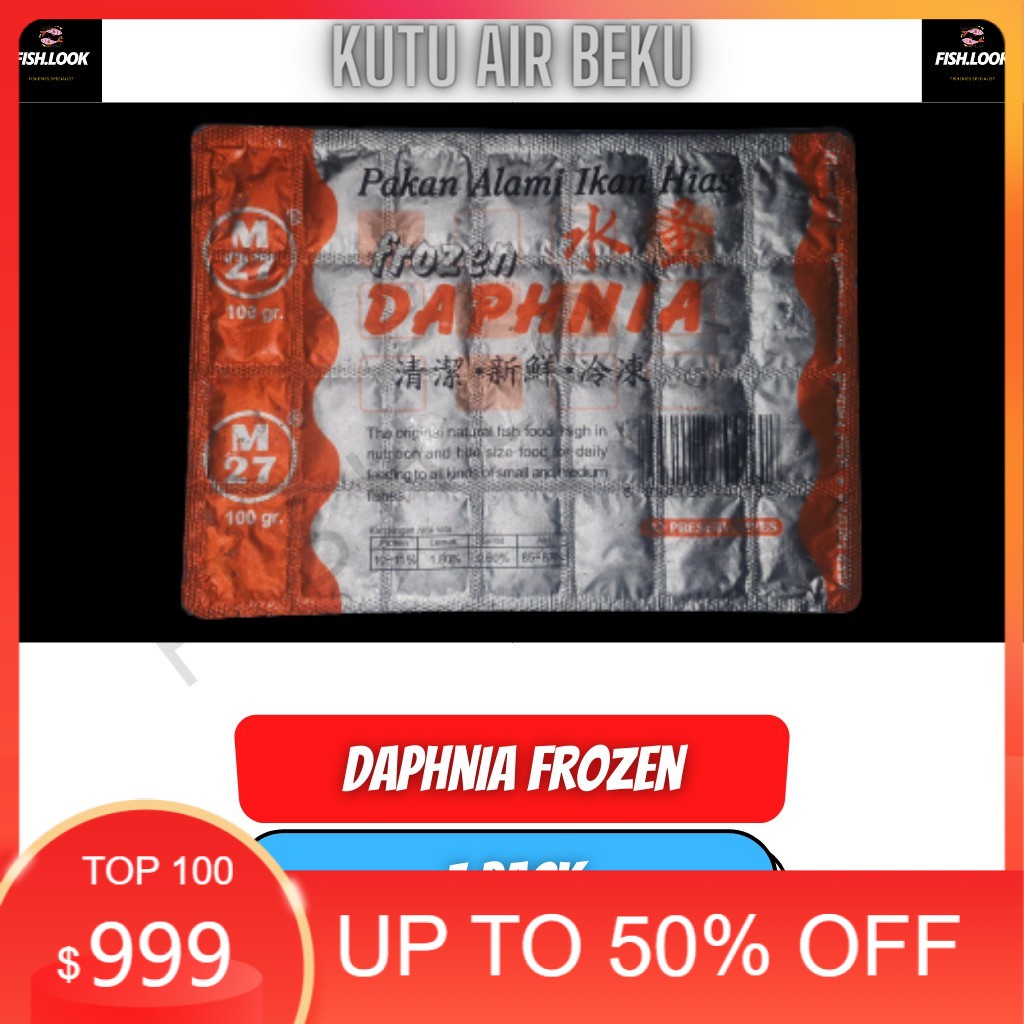 

Kutu Air Beku - Frozen Daphnia GOSEND / GRAB ONLY