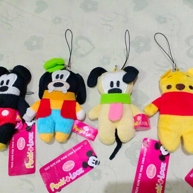 Boneka Gantungan HP Aneka Karakter Disney