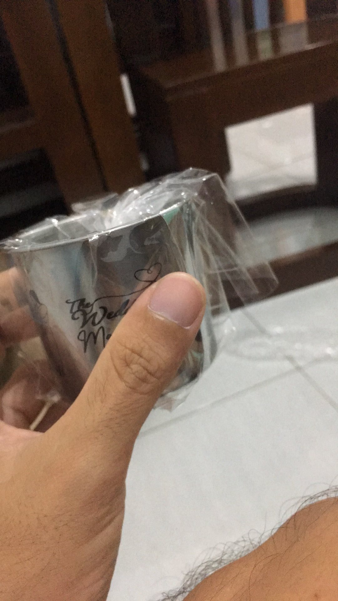 Souvenir Gelas Stainless Kemas Plastik