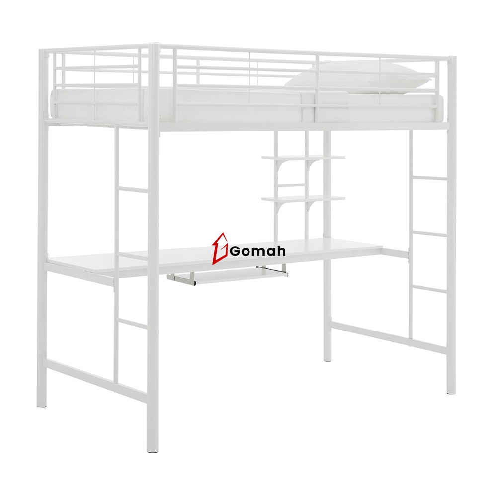Gomah Steel Bunk Bed/ Ranjang Tingkat Besi/ Dipan/ Meja Kantor Minimalis/ Single Bed/ Meja Laptop