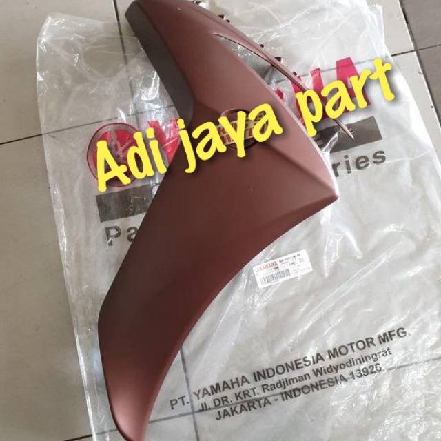 Cover sayap depan lexi body depan lexi coklat doff kanan original yamaha