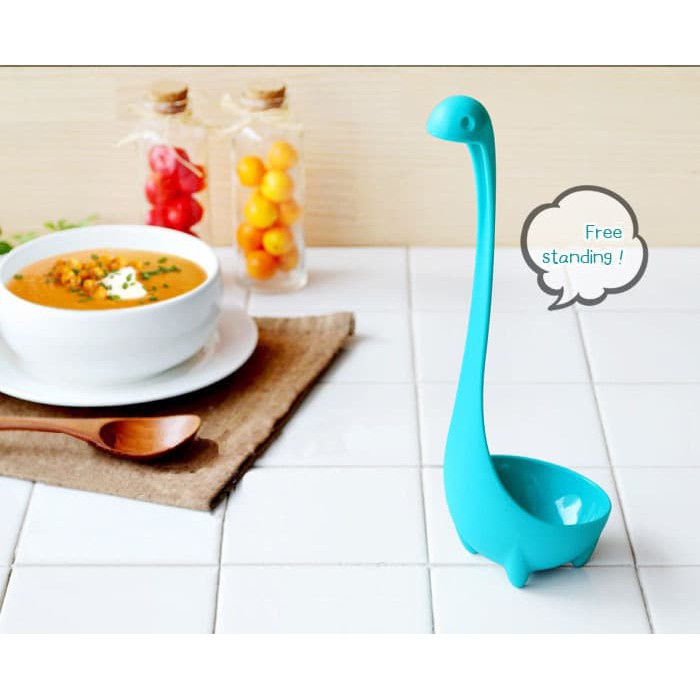 Sendok Kuah Sup Centong Dapur Sayur Unik Model Dinosaurus / Soup Spoon/ Sendok Karakter Dino Lucu-3